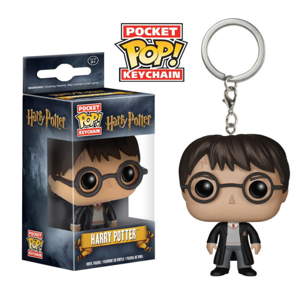 Harry Potter Nyckelring Moive Figurine Collectible Cartoon Bag Nyckelring hängande väska hermione