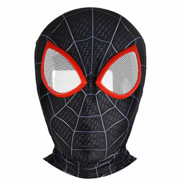 Halloween Cosplay Performance Scenhuvud， Cover för barns Expedition Expedition Stål Anime Glasögon， Tight Fit Spider Man Mask black adult lens design