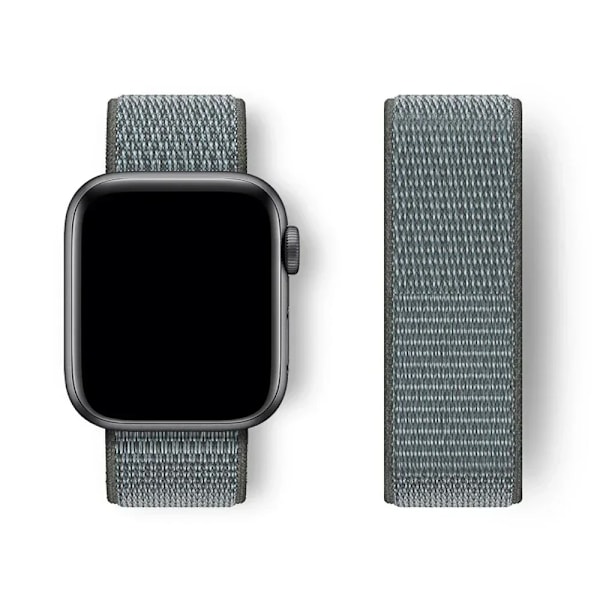 Nylon Loop Armband för Apple Watch Armband 44mm 40mm 45mm Ultra2 49mm 41mm Sportarmband iwatch Tillbehör Serie 9 8 se 7 6 5 4 3 Grape Purple 33 38mm-40mm-41mm