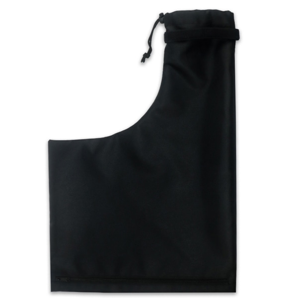 Leaf Vacuum Collection Bag Oxford tygväska andas med dragsko för lövblåsare och Ultra Blower Rake black