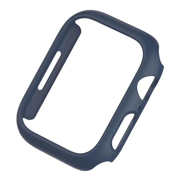 Skal för Apple Watch 45mm 41mm 40mm 44mm 42mm 46mm Skyddande Hölje Matt Hård PC Stötfångarram Utan Glas iWatch 10 SE 9 8 7 6 5 4 Midnight Blue Series Ultra1 2 49MM