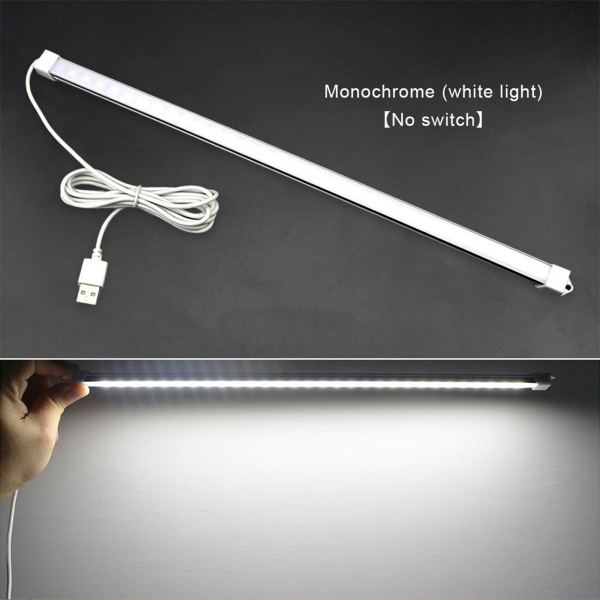 USB styv LED Bar Strip-lampa Utbytbar skrivbordsboklampa för läsning Ögonskydd colorful ligth