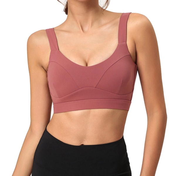 Dam Sport BH Underkläder Enfärgad Andas Casual för Yoga Fitness Sport b xl