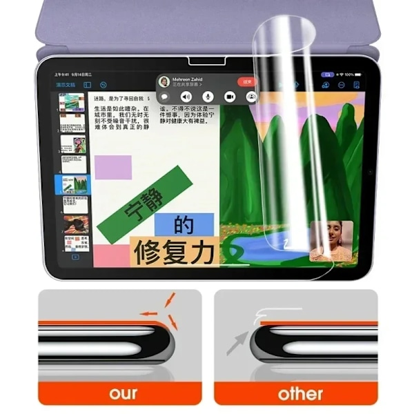 Skärmskyddsfilm med papperskänsla för Apple iPad 9 8 7 6 Mini 7 6 5 iPad Pro Air 4 5 Pappersliknande Touch Screen Matt PET Målningsfilmer For iPad 10 2022