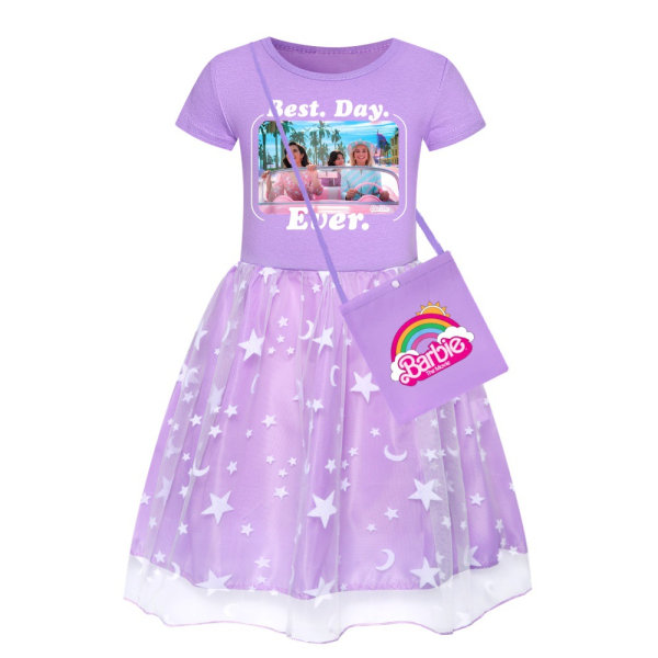 Barbie The Movie Barn- och flickkjol Star Rainbow Lace Skirt rose 2 140cm
