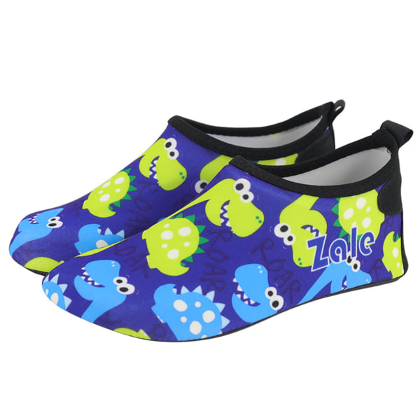 Children Water Shoes Swim Barefoot Beach Non-Slip Pool Socks Quick Dry dinosaur 03 32-33