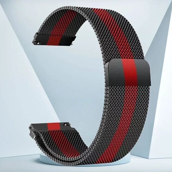 20mm 22mm Magnetisk Loop Rem För Samsung Galaxy Watch 3 4 5 40 44mm Armband Active 1/2 42/46mm Gear S3 för Bip GTR För Huawei gt 2 BRB 20mm