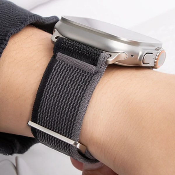 Trail Loop Armband för Apple Watch Ultra 2 49mm Serie 9 8 7 45mm 41mm Sport Nylon Armband för iWatch 6 5 4 3 SE 44mm 40mm 42mm Unity Mosaic For 42  44  45  49mm