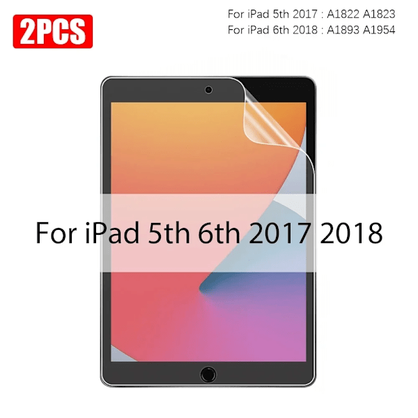 2 st/förpackning Papperskänsla Skärmskydd Målningsmatt PET-film För iPad Pro 11 13 M4 12.9in Air Mini 8:e 9:e 10:e Gen 9.7 10.9 For iPad 5th 6th