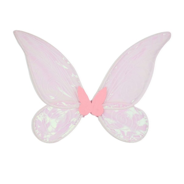 Vikbara Butterfly Fairy Wings för flickor Halloween Cosplay kostym rekvisita för maskerad karneval pink