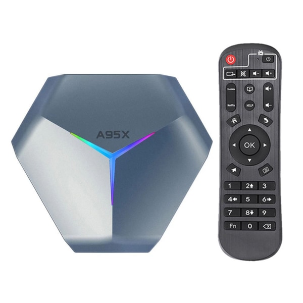 8K WIFI Smart TV-box Multifunktionell Mediaspelare för Hemmet Sovrum 2g 16g uk plug