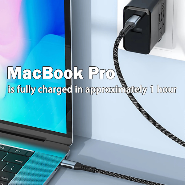 UGOURD PD240W Ultrasnabb Laddningskabel Typ Usb C 100W typ c Laddarkabel för iphone 15 xiaomi MacBook Pro Med E-Marker-chip 60W-3A RD 2m
