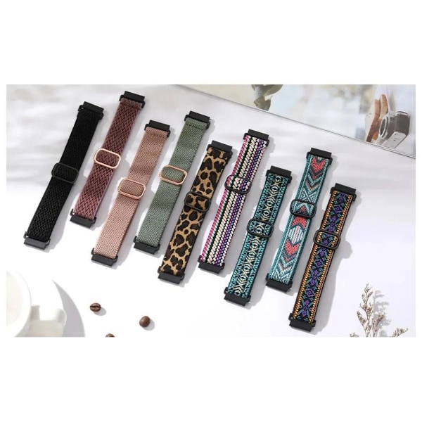 20mm 22mm Universal Nylonrem för Xiaomi Redmi Watch 5 3 Active/Lite Sport Andningsbart Band Elastiskt Ersättningsarmband Y Redmi  3 Active
