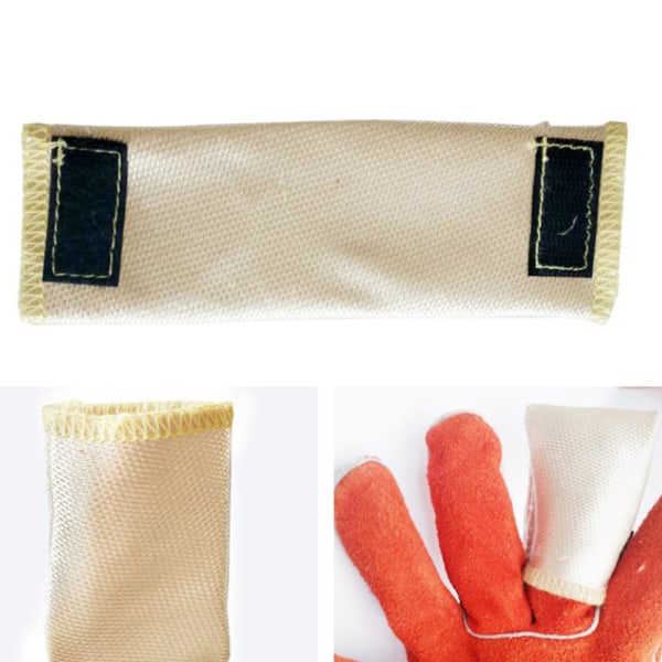 15 cm Finger Heat Shield Högtemperaturbeständigt glasfiber Fingerskydd default