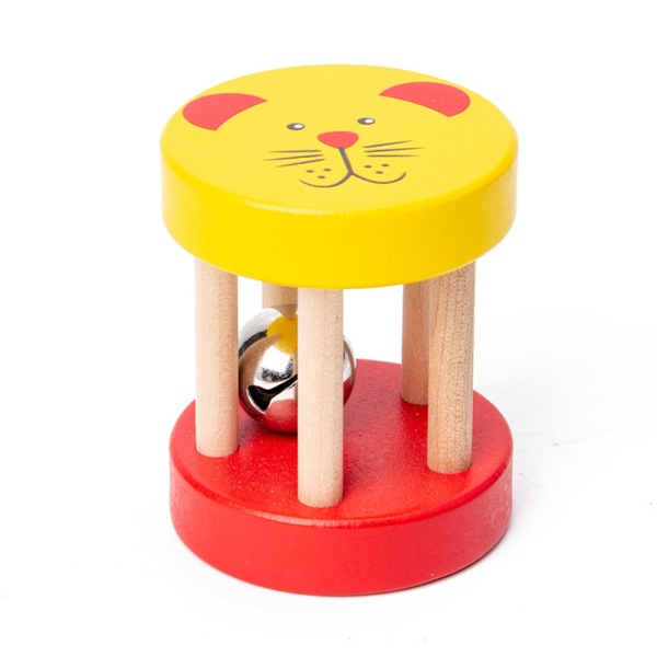 Baby Bell Rattles Leksaker Intelligens Fatta Blidka Rattle Bell Pedagogisk leksak yellow