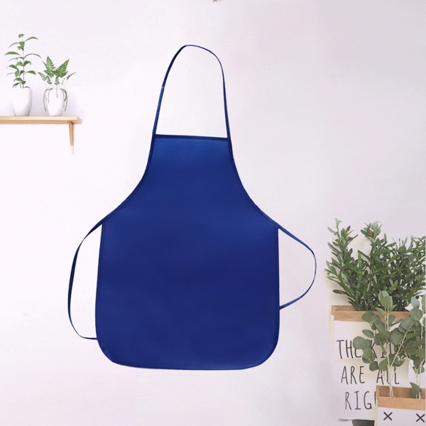 2 ST Matförkläden med justerbar rem Artist Tvättbar, hopfällbar lättviktshaklapp för barn DIY Art Supply royal blue