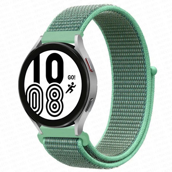 Nylon Loop Band för Samsung Galaxy Watch 6 4 7 classic/5 Pro/active 2/Gear S3 20mm/22mm Armband Huawei watch GT 2e 3 pro rem spearmint 31 22mm