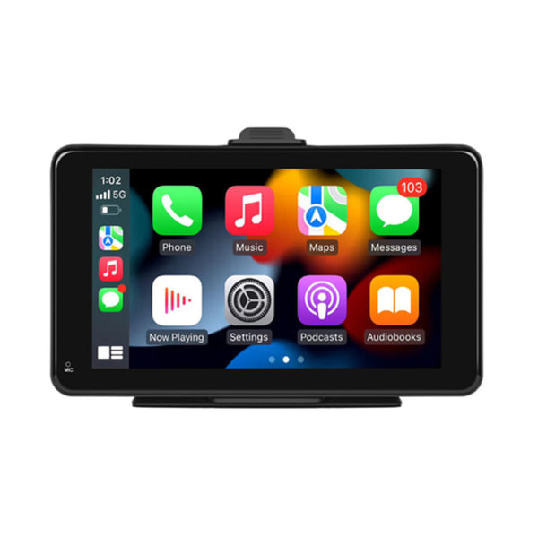 7 tums bärbar bil Smart-Screen Universal Wireless Carplay-kompatibel Android-kompatibel Auto Car Radio 7inch carplay