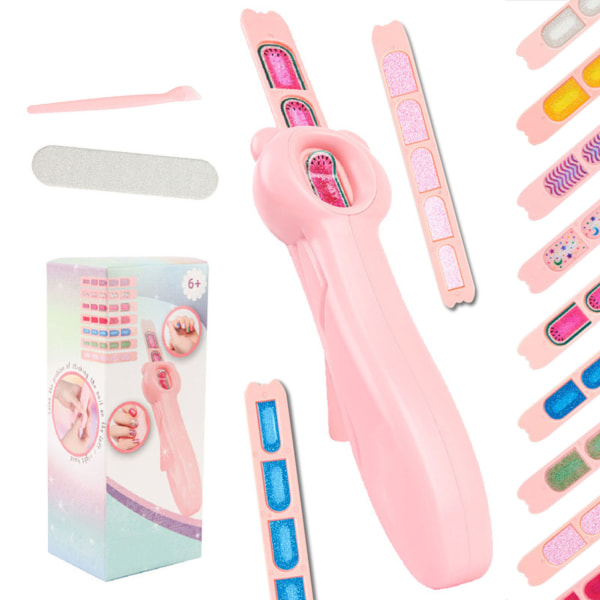 Nail Art Kit för flickor Set för flickor Barn Nagelklistermärken DIY Peelable default