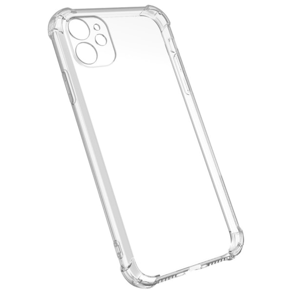 Phone case med fyrhörnig krockkudde Transparent case för Iphone phone 12mini