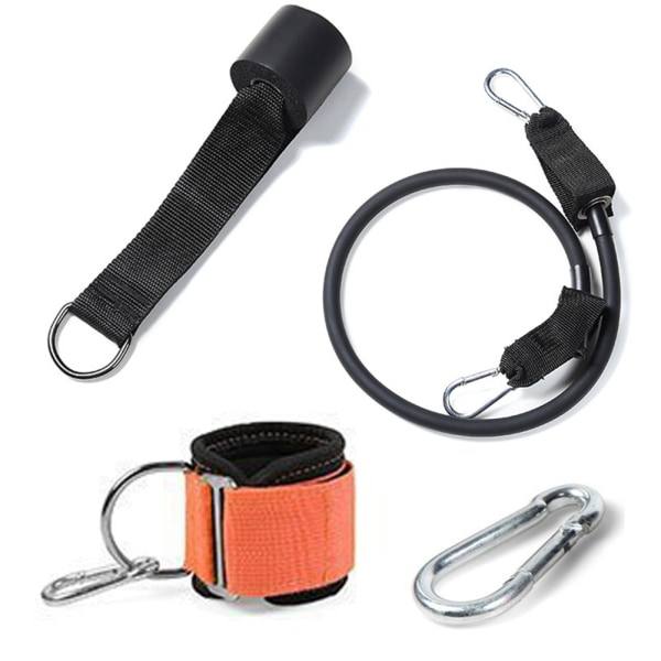 Ankelband för sportkabelmaskiner Tyngdlyftningsband Höftträning Fitness orange 1 foot buckle set