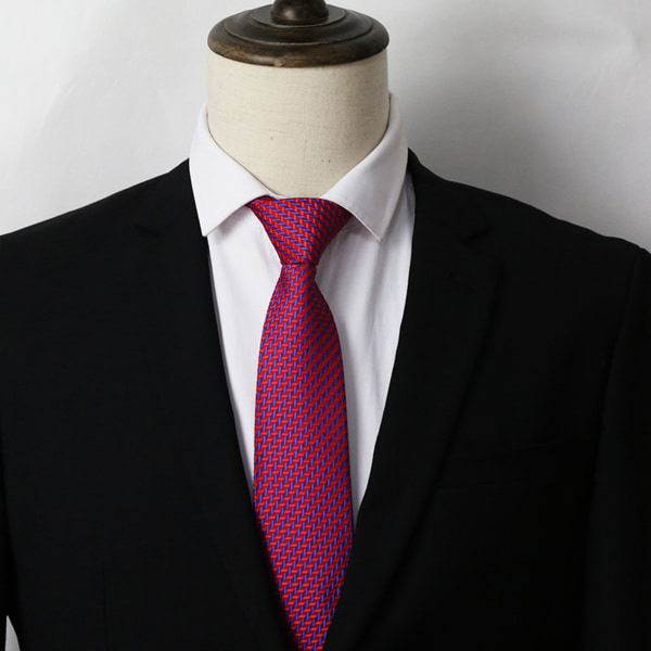 Skinny slips för män formell slips Justerbar texturerad jacquardvävd sidenslips för högtidliga bröllopsfester b009