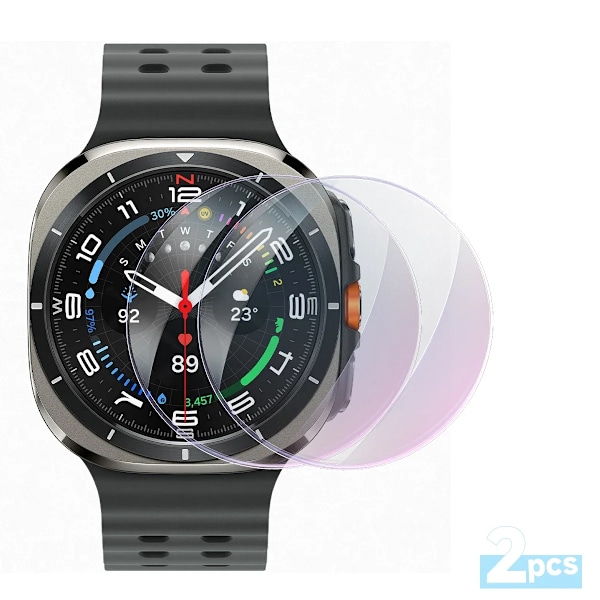 1-5 st Härdat Glas för Samsung Galaxy Watch 7 Ultra Watch7 40 44 SmartWatch Skärmskydd Skyddsglas Enkel att Installera 2PCS Galaxy Watch 7 44mm