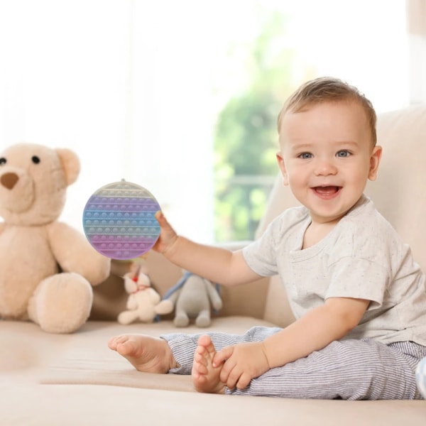 Temperaturföränderlig Push Pops Bubble Toy Senaste musen förlorade Speltänk Träning Pusselleksak För round