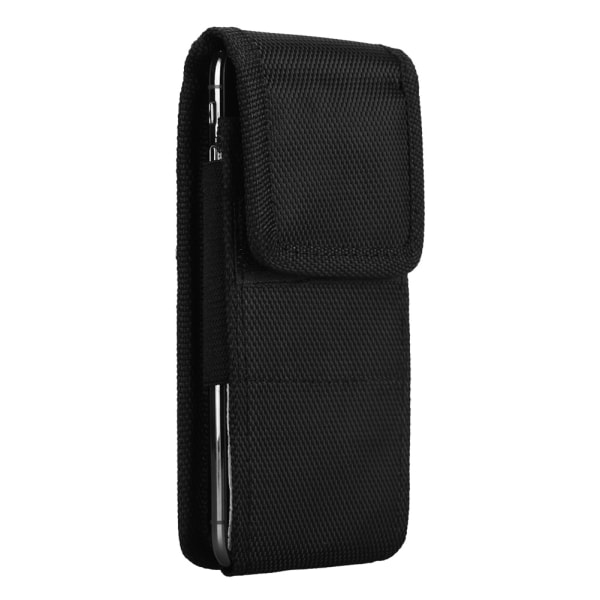 Universal telefon midjeväska med krok Nylon Case Cover Fäst påsar 4.5inch