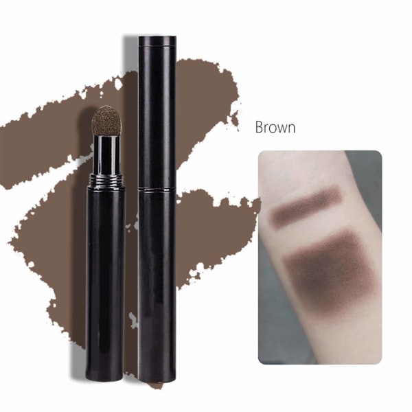 Hairline Shadow Powder Stick med fin och lätt naturlig färg för hårfästet ögonbryn ansikte panna och andra sidor black 1