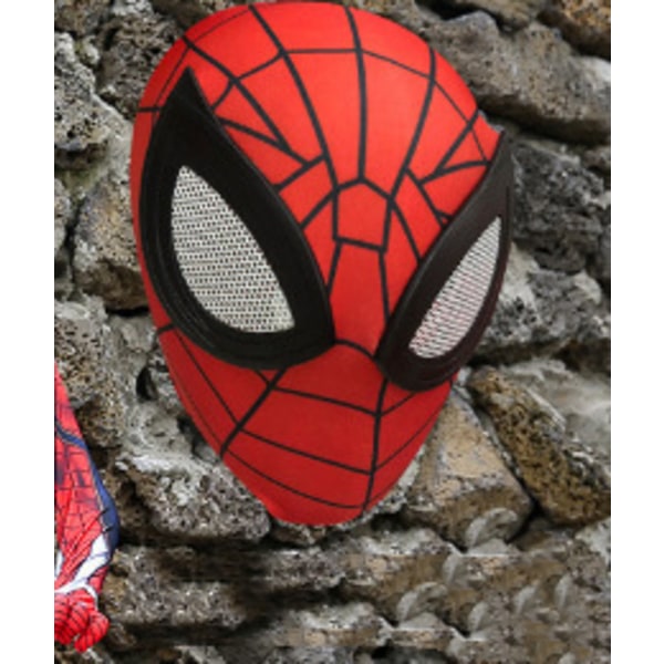 Halloween Cosplay Performance Scenhuvud， Cover för barns Expedition Expedition Stål Anime Glasögon， Tight Fit Spider Man Mask phnom penh steel children''s lens