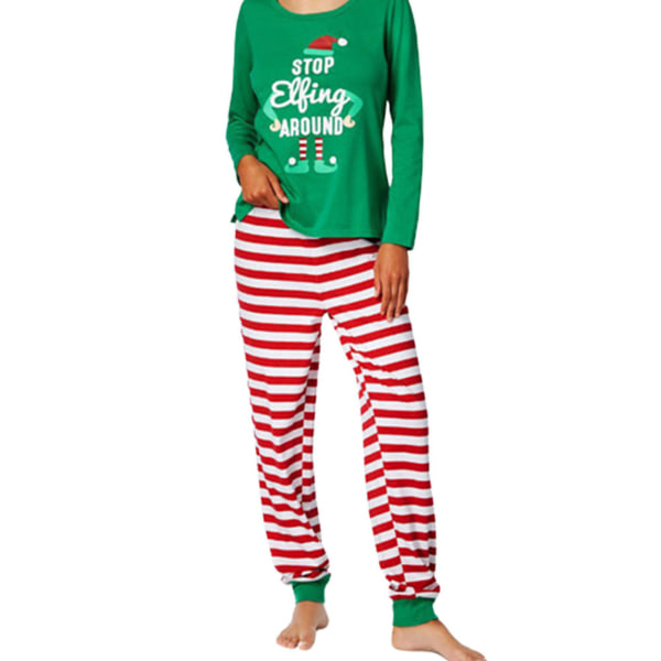 Jul familjesemester Pyjamas Matchande set Print Jul Topp nattkläder Set child 3t