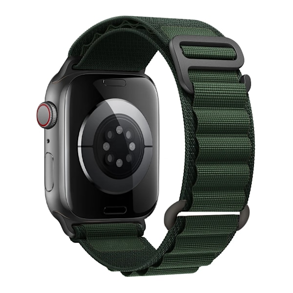 för Apple Watch Armband 45mm 46mm 49mm 42mm iwatch Band 44mm 41mm 40mm Nylon Alpine armband correa Serie 10 9 8 7 6 SE Ultra 2 white 38 40 41 S10-42mm