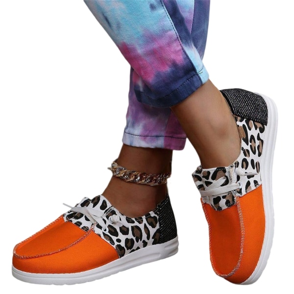 Sneaker med anti-slip sula skor för bergsklättring camping leopard grey 39