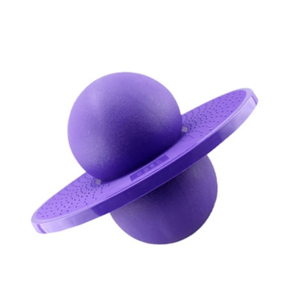Hopper Pogo Ball Balance Board Hop Bounce Jump Fitness Planet Jumping Toy purple