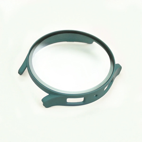 Härdat glas + Skal för Samsung Galaxy Watch 7/6/5/4 44mm 40mm Full PC bumper skärmskydd Galaxy Watch FE Tillbehör Green 08 Galaxy 7 44mm