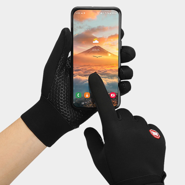 Screentouch Handskar Värmning Kyla Skydd Smartphone Sms:a Köra Cykling m