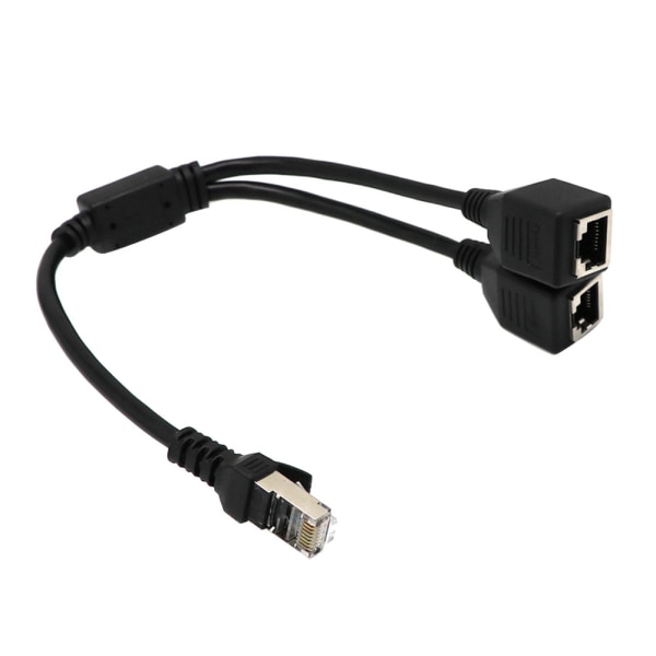 RJ45 Ethernet Y Splitter Adapter Kabel 1 till 2 Port Switch Adapter Kabel för CAT 5/CAT 6 LAN Ethernet as show