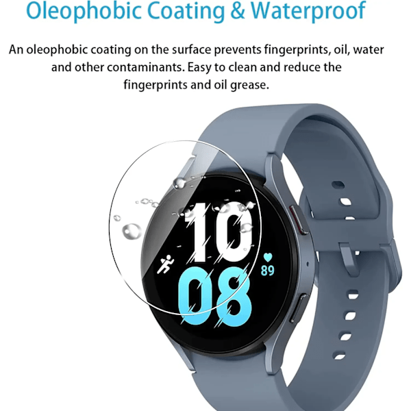 Skärmskydd för Samsung Galaxy Watch 6 5 4 40MM 44mm Classic 43 47mm 42MM 46MM Härdat Glas Klara Skyddsfilmer watch4 classic 46MM 3PCS