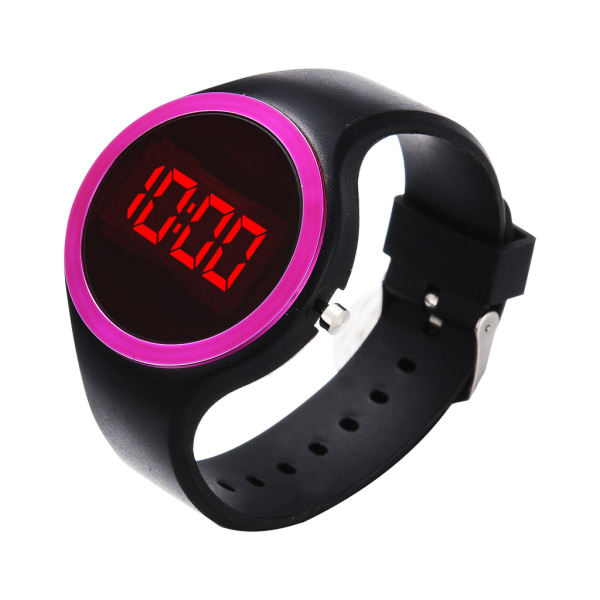 Elektronisk Digital Watch Watch Casual Watch För Kvinnor Flickor purple