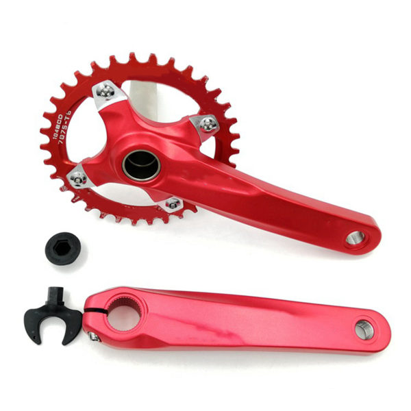 IXF cykelvevsats ihålig integrerad mountainbikevev enkelhastighets kedjehjul för 8/9/10/11 red crankset crank 36t