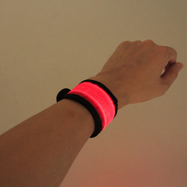 LED Light Strap Armband Armband för Nattsport Löpning Ridning Glow Safety Lamp orange