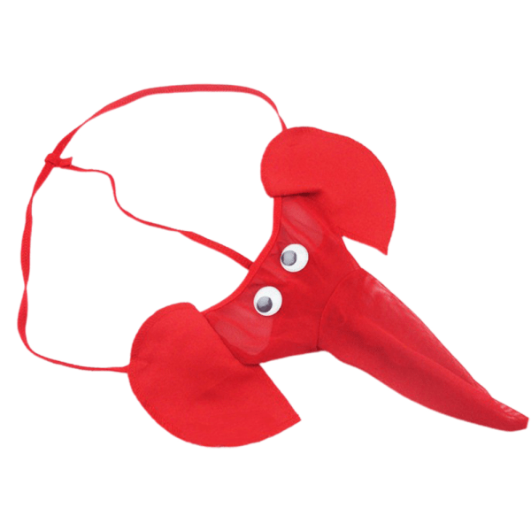 Tecknade elefantunderkläder för män G-string Andas T-ryggstrosor för män red
