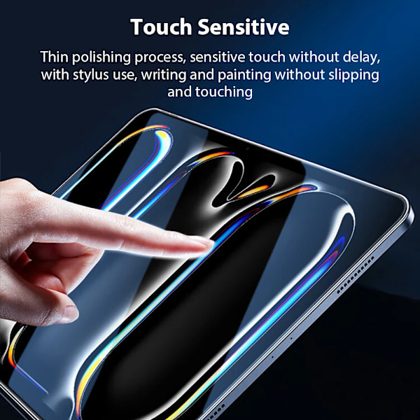 2 st Härdat Glas Skärmskydd För Ipad Pro 13 12.9 M4 Air 11 M3 M2 5 4 Mini 6 7 9 9:e 10 10:e Generationen A16 Tillbehör For iPad 9th 2021