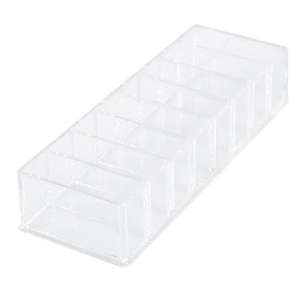 Desktop Organizer 8 Cells Klar Laddningskabel Laddare Förvaringsbox 8 grid