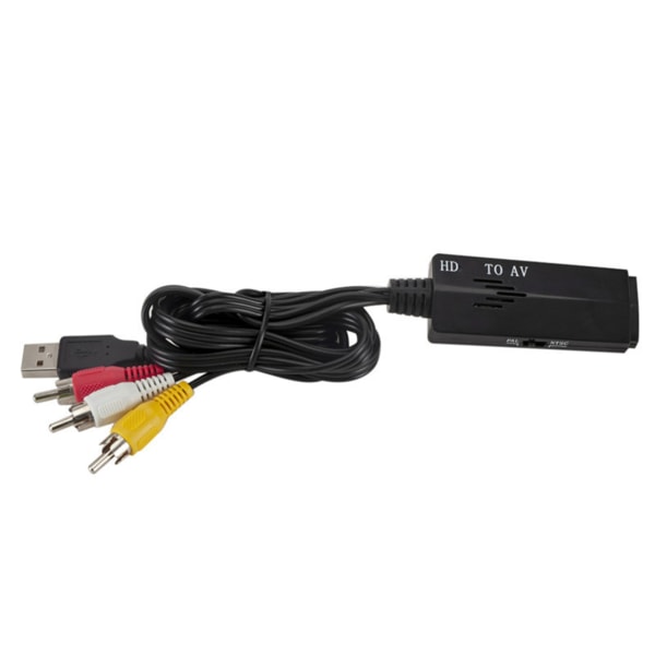 4-i-1 Video Audio Connector Kabel AV RCA Adapter Converter Kompatibel med HDMI a