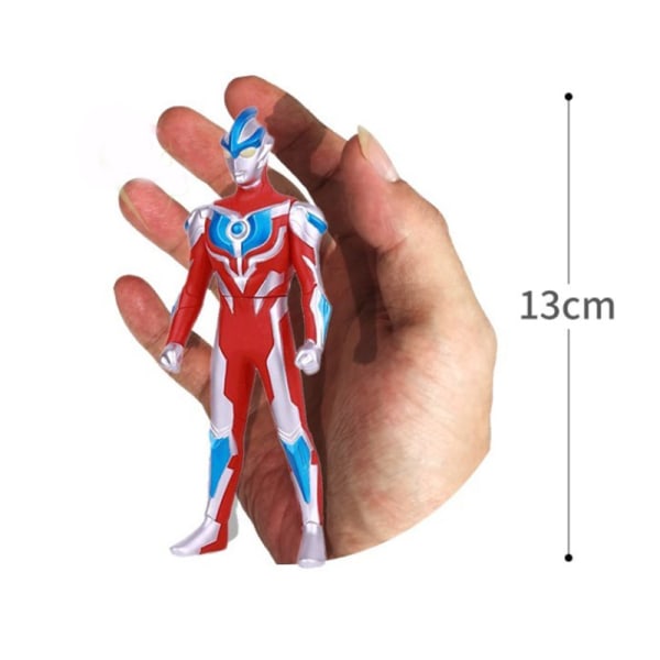 Ultraman modell 13 cm vinyl docksamling leksaksmodell för barns semesterpresent original galaxy