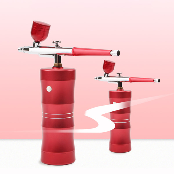 Hydrating Face Humidifier Spray Handheld USB Oxygen Injection Moisturizer för Face Home Spa Hud red