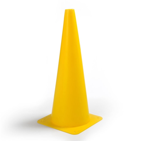 Skylt Bucket Barrier Road Cone Hinder Vägspärrar Markör för fotboll Fotbollsträning yellow