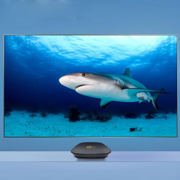 4K Internet TV Smart Set-Top Box Kraftfull Media Player TV Box för TV-spel 2g 16g uk plug